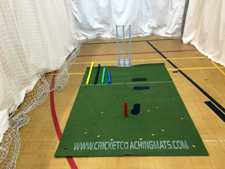 What do you get with the cricket coaching mat